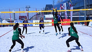 2025 FIVB Kar Voleybolu Dünya Turu Erzurum Palandöken Etabı Başladı